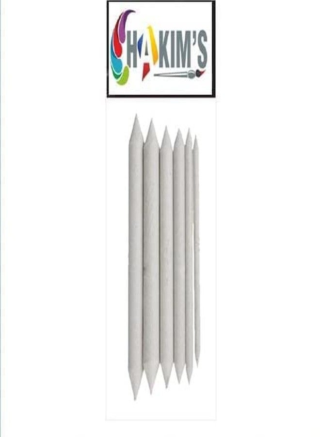 HAKIM'S Hs Paper Stump Set Of 6,White - Image 2